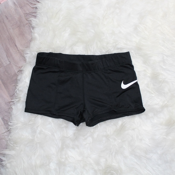 Nike Pants - (369) Nike Black Spandex Running Shorts